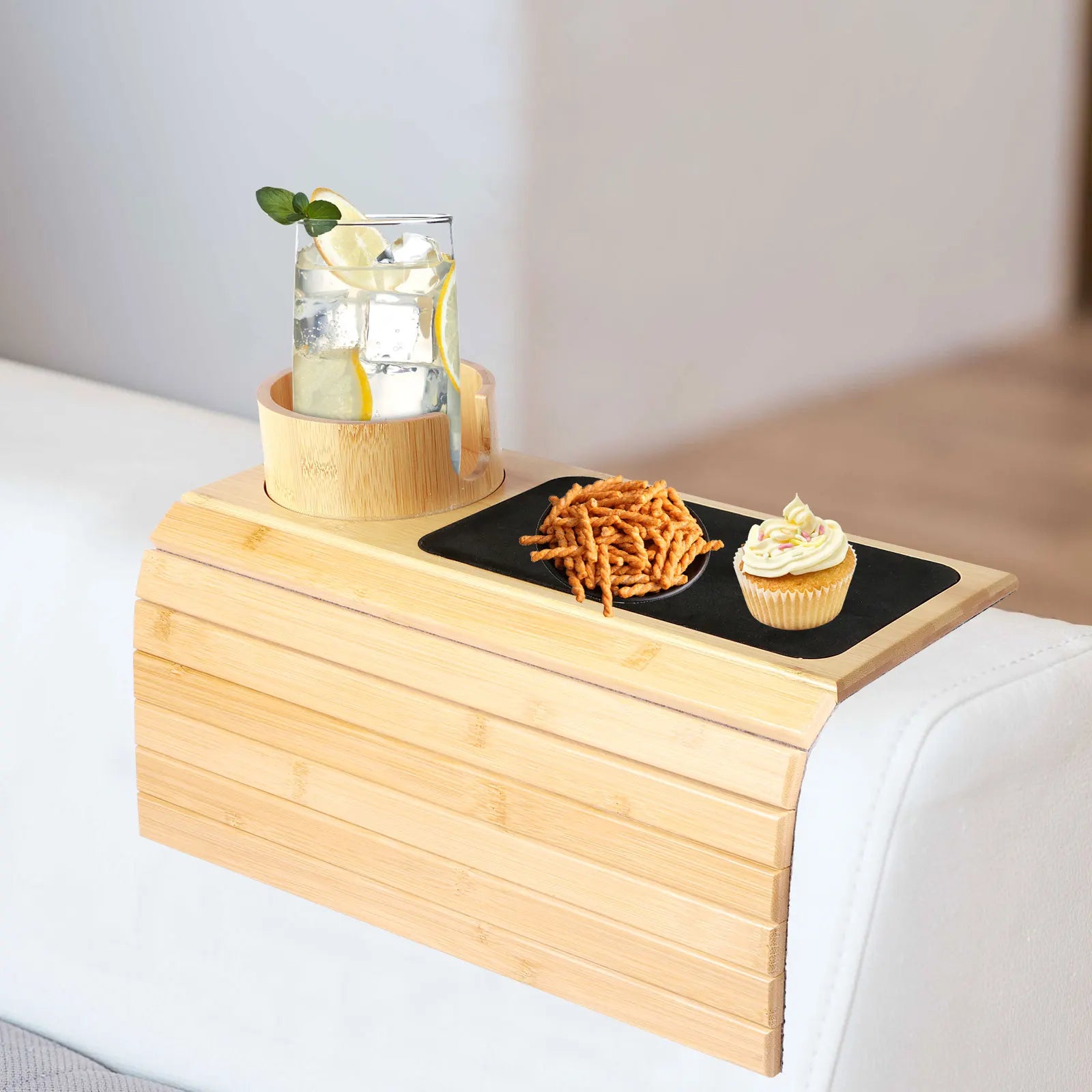 Bamboo Sofa Arm Tray